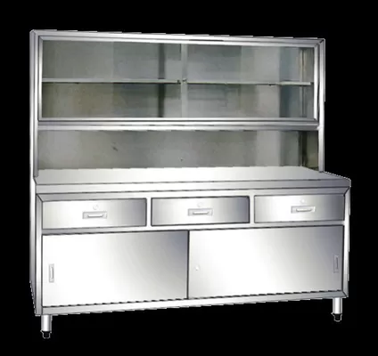 Стол из нержавеющей стали с надстройкой, XD-332